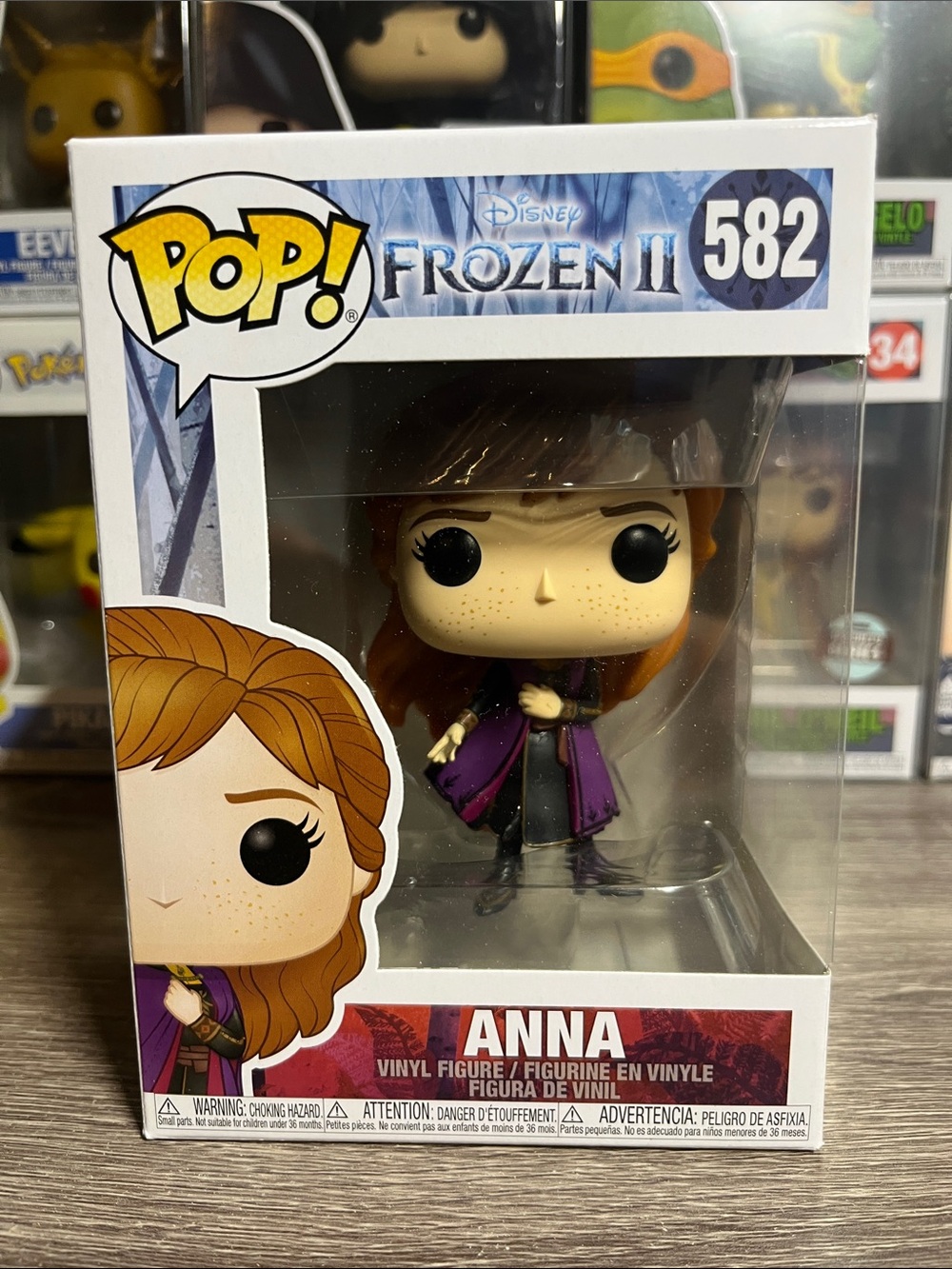 Funko Pop! Anna Vinyl Figure - Purple, Black, Brown